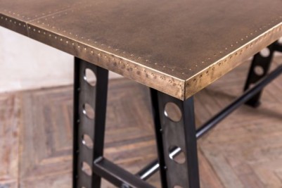 brass top a frame table